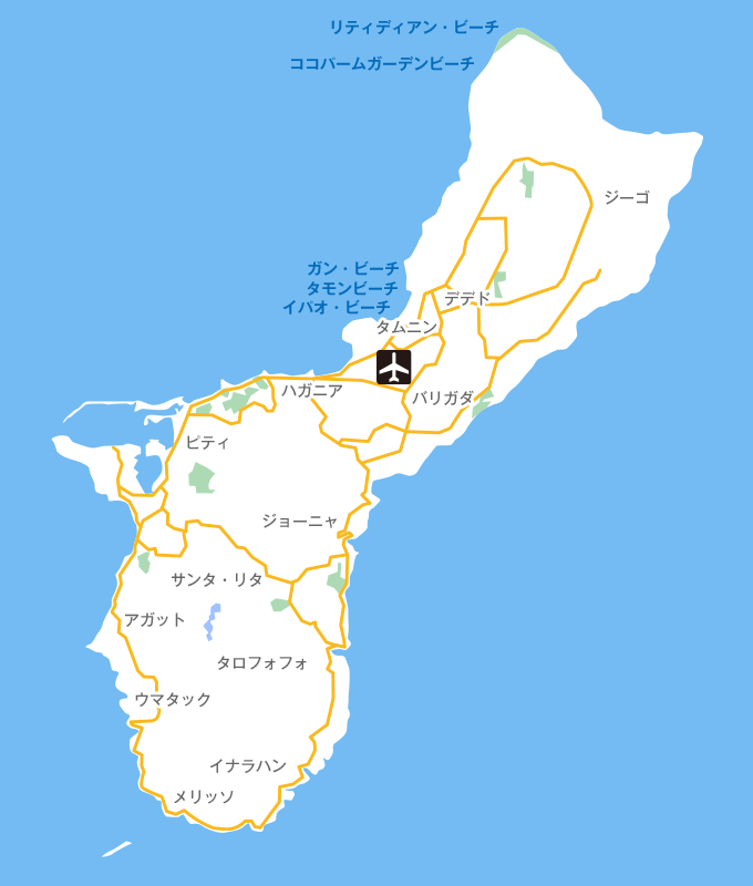 グアム map