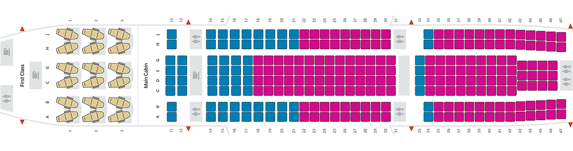 機内座席配置