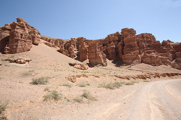 イメージ：チャリン渓谷（カザフスタン共和国）