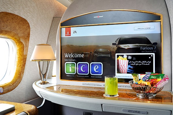 イメージ：充実の機内サービス、エンターテインメント『ice』1