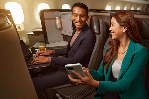 イメージ：機内サービス、エンターテインメントの充実3