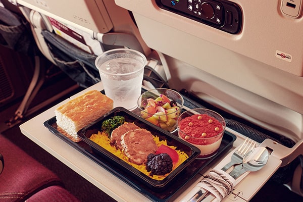 イメージ：エコノミークラス お食事1