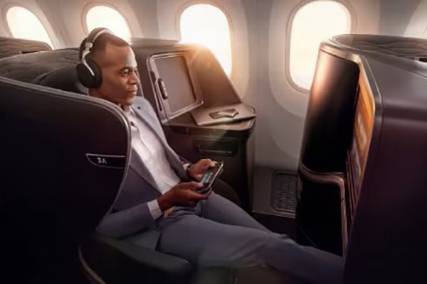 イメージ：機内サービス、エンターテインメントの充実1