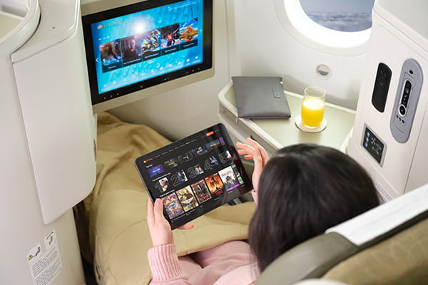 イメージ：機内エンターテインメントへようこそ1