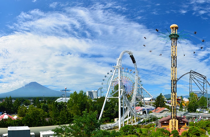 日本一の山「富士山」のひざ元のテーマパーク
