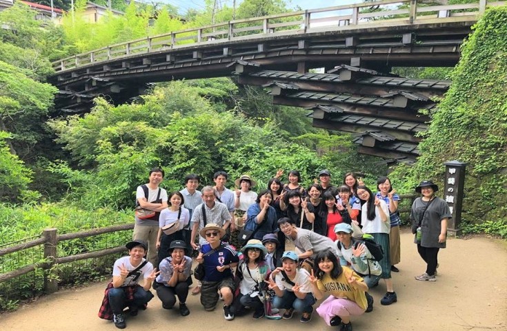 日本三大奇橋「甲斐の猿橋」