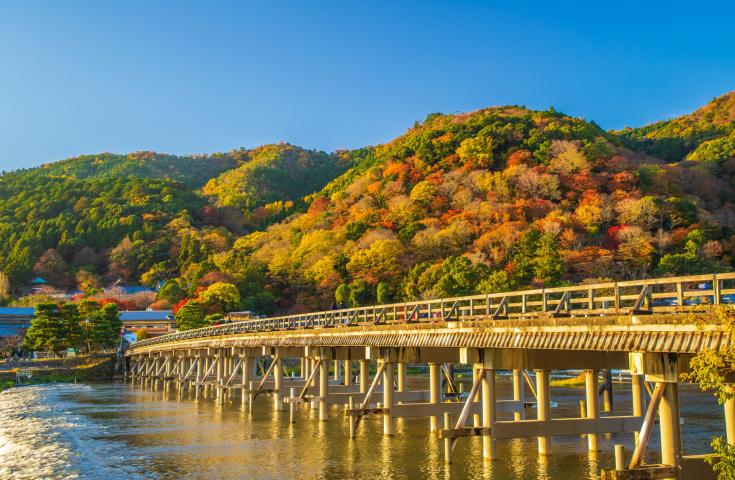 嵐山の渡月橋