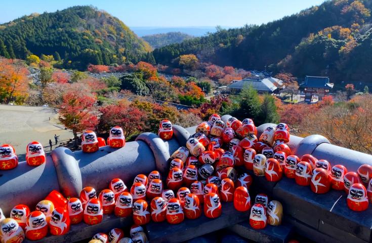 勝尾寺にあるだるま