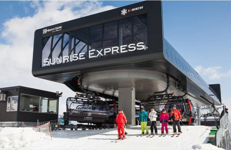 世界最新鋭のコンビリフト「サンライズエクスプレス」