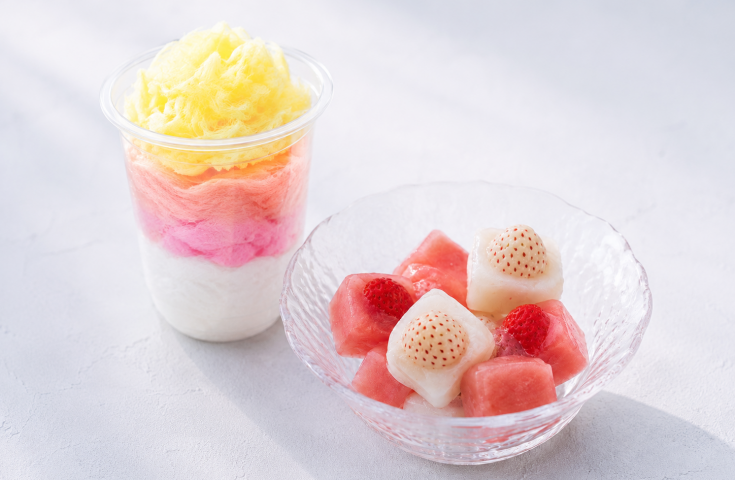 わたあめ&いちご葛アイス_イメージ