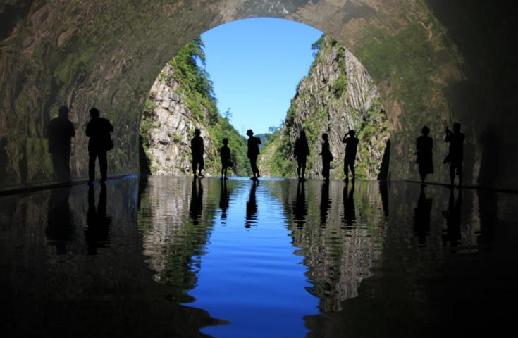 話題の絶景「清津峡トンネル」