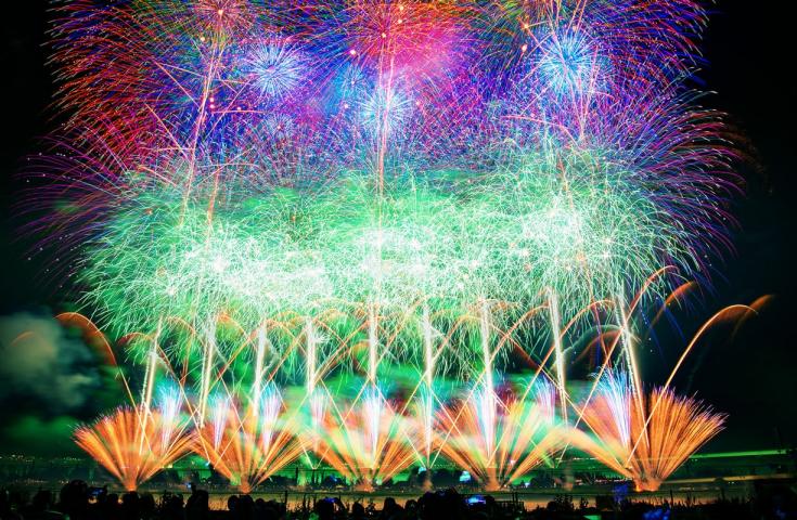 大輪咲き誇る、夏の感動。