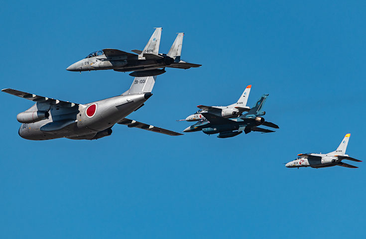 岐阜基地/戦闘機の大編隊