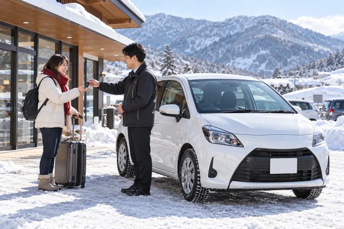 雪道での安全な運転と駐車時の注意点