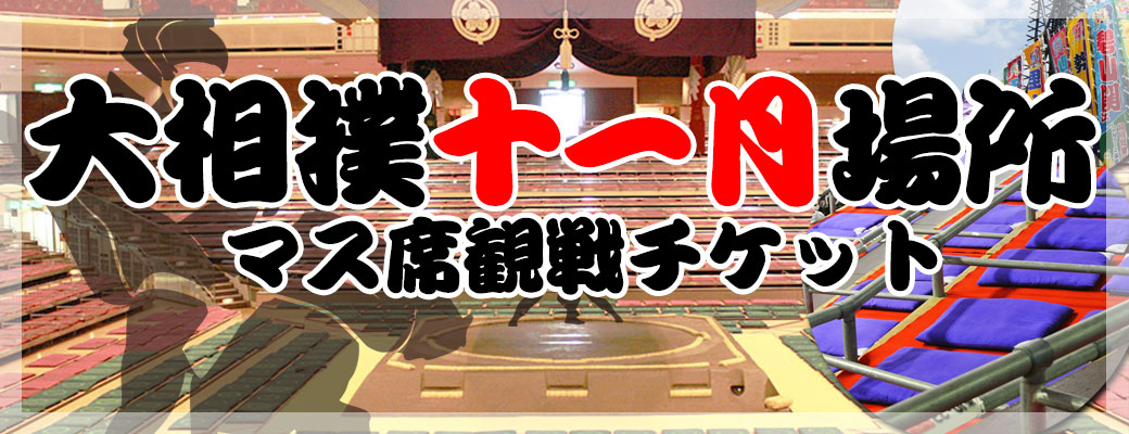 大相撲十一月場所チケット